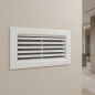 Adjustable grille with pre-frame 30x17cm White for Air Conditioning and Ventilation