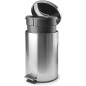 Bathroom Pedal Bin 20L Stainless Steel for Hotel, Restaurant | Hygienic Waste Bin 29x45 cm