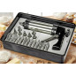 Set pistola per pasticceria, contiene 13 dischi e 8 ugelli con diversi design, realizzati in acciaio inossidabile