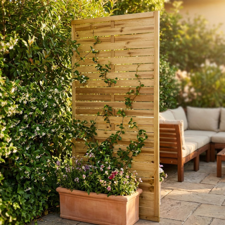 Pannello decorativo dritto in legno 90 x 180 cm