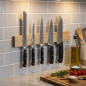Magnetic Knife Holder 36cm | Rubberwood Magnet | Kitchen Organizer
