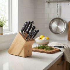 Pack of 8 Classic knives + beige block