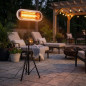 Orbegozo 2000W Infrared Patio Heater, IP65 Indoor/Outdoor Electric Radiator + Adjustable Tripod