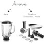 Impastatrice, sbattitore e tritacarne da 1000 W | Robot da cucina multifunzione professionale, 5 litri, 5 velocità