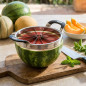 Trancheuse à pastèque et melon Lacor, 12 portions, Ø 25 cm | Coupe-fruits | Outil de cuisine professionnel
