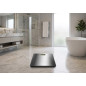 Pèse-personne numérique design pour salle de bain | Précision de 100 g | Capacité maximale : 180 kg | Dimensions : 31 x 31 x 4 c