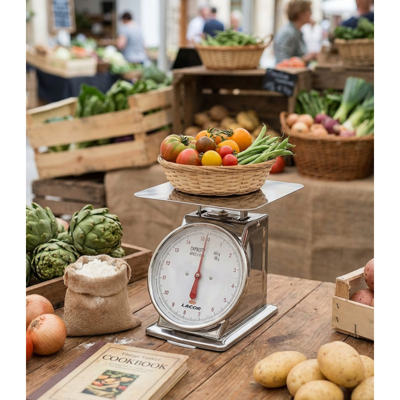 Vintage Kitchen Scale | Mechanical Scale 15 kg/50 g | Kitchen Scale