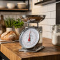 Bilancia da cucina retrò 5 kg | Bilancia da cucina analogica | Bilancia da cucina in acciaio inox | Bilancia alimentare 10x21x10