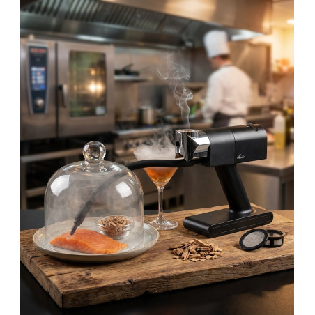 Instant food smoker, ideal for smoking all types of food, 26 x 8 x 20 cm