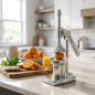Stainless Steel Manual Juicer | Manual Orange Juicer | Extracts juice without peel, pulp, and seeds