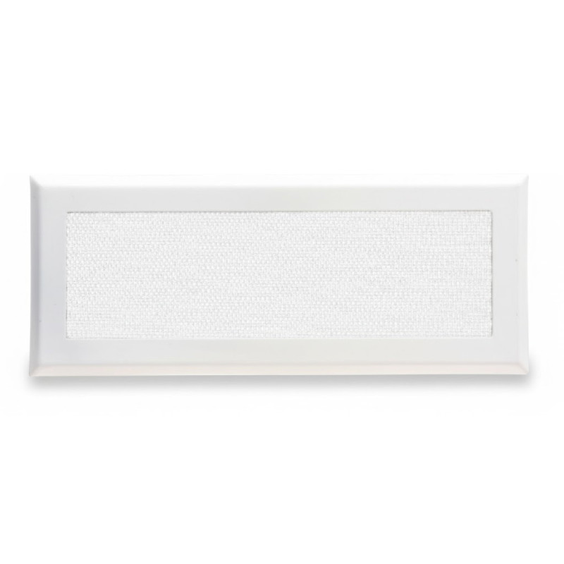 Rejilla Aireación Metal con Premarco 20x8 cm Blanco | Ventilación y Conductos
