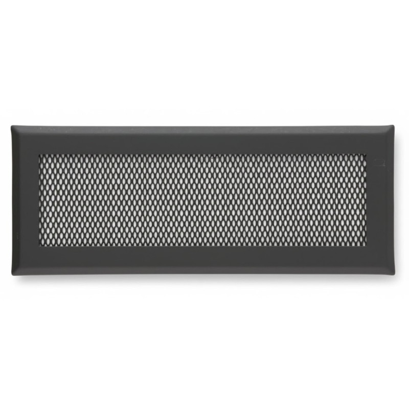 Rejilla Aireación Metal con Premarco 20x8 cm Gris | Ventilación y Conductos