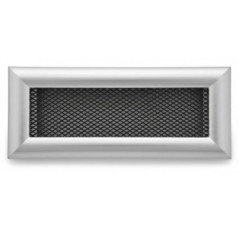 Griglia di ventilazione in metallo con pre-telaio 20x8 cm in acciaio | Ventilazione e condotti