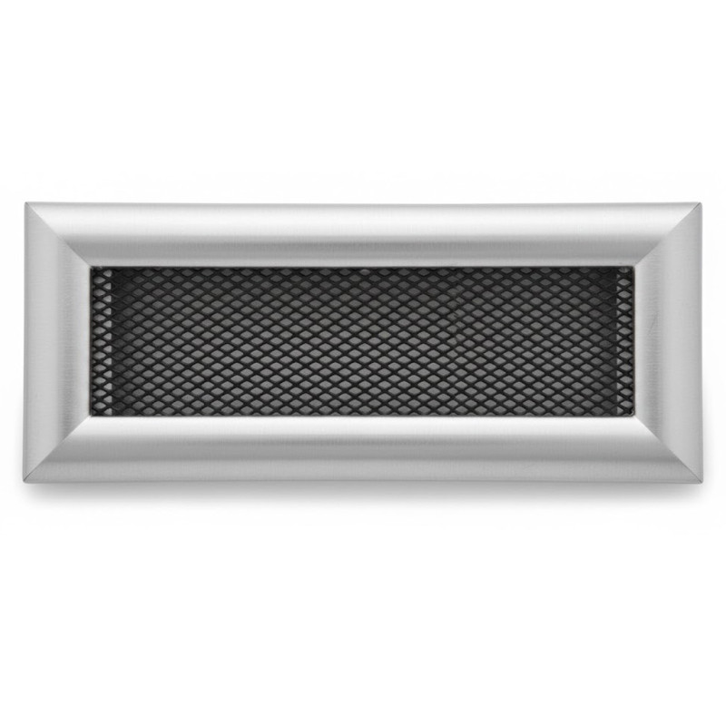 Rejilla Aireación Metal con Premarco 20x8 cm Acero | Ventilación y Conductos