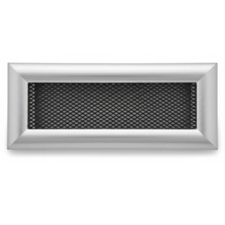 Rejilla Aireación Metal con Premarco 20x8 cm Acero | Ventilación y Conductos