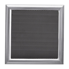 Rejilla Aireación Metal con Premarco 20x20 cm Acero | Ventilación y Conductos