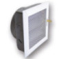 Adjustable White Ventilation Grille 15x15 cm with Ø100 mm Outlet | Adjustable Air Grille for Ventilation and Extraction