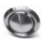 Grille de ventilation ronde réglable en acier inoxydable Ø100 mm | Grille réglable pour conduits et extraction d'air
