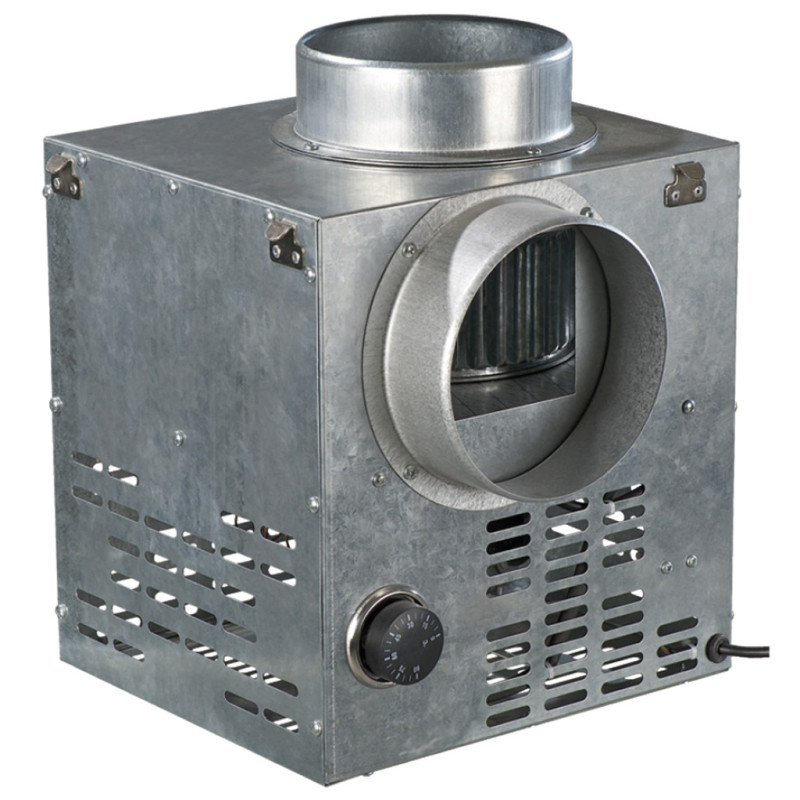 Hot Air Distribution Fan 400 m³/h for Chimneys | Ø Inlet and Outlet 124 mm