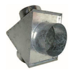 Caja Reductora en Y Distribución Aire Caliente 1x150 mm 2x125 mm | Conductos de Aire