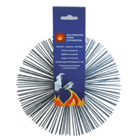 Ramonoir rond en acier, forme hérisson, Ø 15 cm | Nettoyage de cheminées et de conduits de fumée