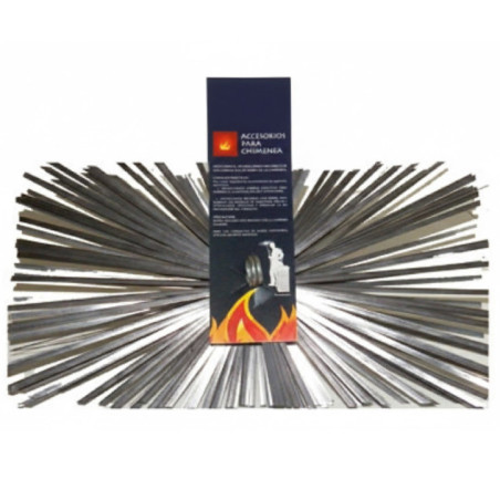 Erizo Deshollinador Rectangular Acero 20x40 mm | Limpieza Chimeneas y Conductos
