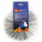Ramoneur rond en acier, forme hérisson, Ø 20 cm, filetage M12/175 avec bille | Nettoyage de cheminée