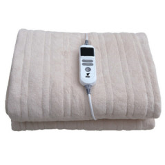 Coperta elettrica da 150 W per letto | Coperta elettrica 200x150 cm | 10 livelli di calore | Scaldaletto con timer da 9 ore