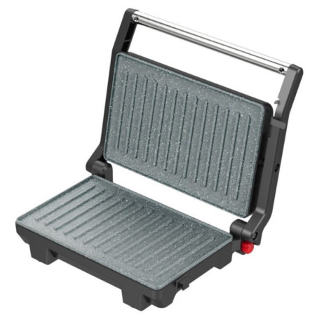 Appareil à panini 1000 W | Gril électrique multifonction antiadhésif | Ouverture à 180° | Pieds antidérapants