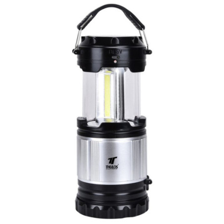 Rechargeable Camping Lantern with Power Bank | 1x1200mAh Battery | Portable Lantern with Solar and USB Type-C Charging