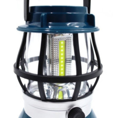 Rechargeable Camping Lantern with Solar and USB Type-C Charging | 1x1200mAh Battery | Portable Lantern with Foldable Handle