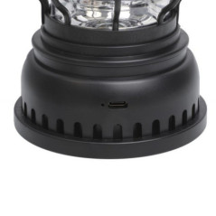 Lanterna da campeggio ricaricabile con ricarica USB di tipo C | 1 batteria da 1200 mAh | Luce regolabile | Lanterna portatile co