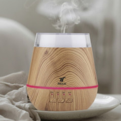 Humidificador de Aromaterapia 120ml  | Difusor de Aceites Esenciales con Luz LED | 11,7 x 16cm | Temporizador de Hasta 6 Horas