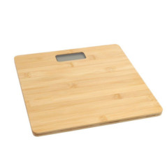 Wooden Digital Bathroom Scale | Bathroom Weight with 50g Precision | Maximum Capacity 180kg | 28x28x30cm | Display in Kg or Lb