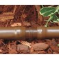 10 x Jonction cannelés goutte à goutte 16mm marron. Raccord pour tube d'irrigation de diamètre 16 mm