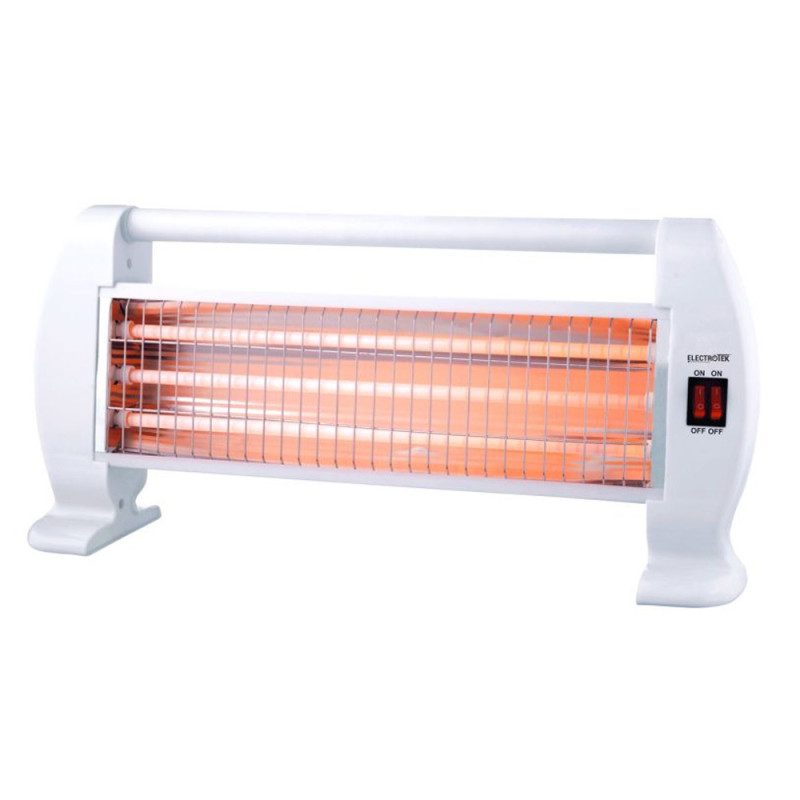 Chauffage à quartz à 3 niveaux de puissance (400-800-1200 W) | Chauffage tubulaire à quartz | Radiateur avec système anti-bascul Chauffage à quartz à 3 niveaux de puissance (400-800-1200 W) | Chauffage tubulaire à quartz | Radiateur avec système anti-bascul