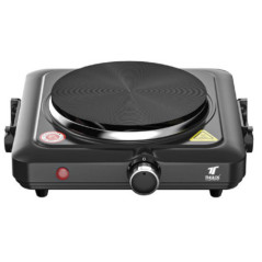 Electric Stove with 1 Burner | Electric Cooktop with 5 Temperature Levels | Portable Stove 22x25x6.8cm | Camping Stove