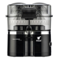 Extracteur de jus électrique professionnel à double tête | Extracteur de jus d'orange électrique à flux continu |