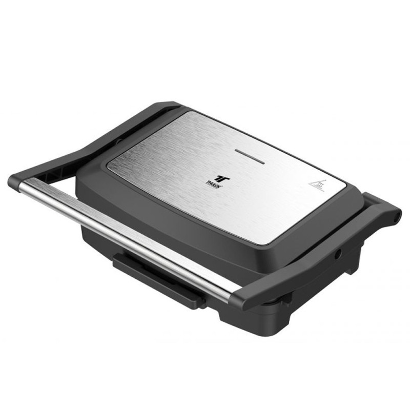 1000-W-Panini-Grill/Sandwichmaker | Antihaftbeschichteter Mehrzweck-Elektrogrill | 105°-Öffnungswinkel | Rutschfeste Füße | Kühl