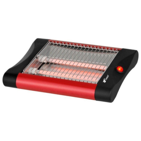 Tostadora de Pan 300W | Mini Tostador Plano Horizontal | Tostador con Bandeja Recogemigas | 27,5x20,5x6cm | Todo Tipo de Pan