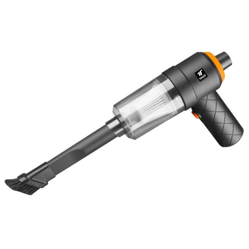 Wiederaufladbarer Handstaubsauger (0,1 l) | Mini-Staubsauger für Autos, Schränke und kleine Flächen | 34 x 14 x 5,5 cm | USB-C-L