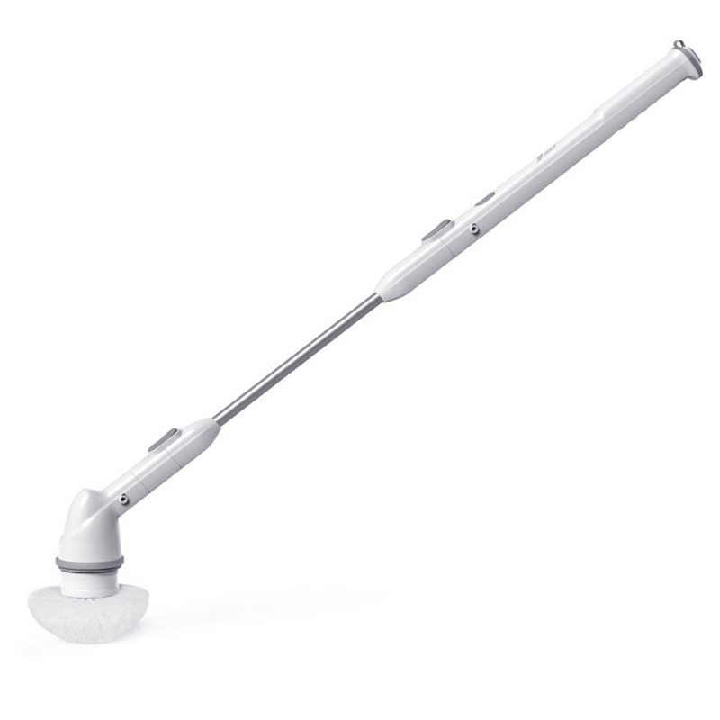 Cepillo Telescopico de Limpieza Inalambrico | Cepillo Giratorio con Mango Extensible y Antideslizante | Cepillos Intercambiables