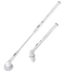 Cepillo Telescopico de Limpieza Inalambrico | Cepillo Giratorio con Mango Extensible y Antideslizante | Cepillos Intercambiables