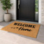 Welcome Doormat 75x45 cm | Non-Slip and Durable Rug | Flexible and Recyclable Material | Ideal for Home Entrance
