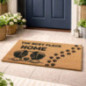 Felpudo de Perro 75x45 cm | Alfombra Antideslizante y Resistente | Material Flexible y Reciclable | Ideal para Entrada Hogar