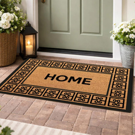 Zerbino per ingresso casa 75x45 cm | Tappeto antiscivolo e resistente | Materiale flessibile e riciclabile | Ideale per l'ingres