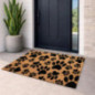 Footprint Doormat 75x45 cm | Non-Slip and Durable Rug | Flexible and Recyclable Material | Ideal for Home Entrance