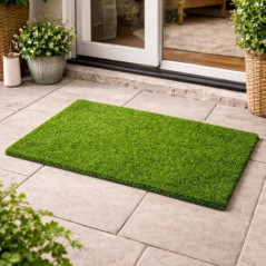 Grass Doormat 75x45 cm | Non-Slip and Durable Rug | Flexible and Recyclable Material | Ideal for Home Entrance