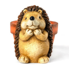 Hedgehog Planter | Decorative Planter 20x23x26 cm | Indoor/Garden/Terrace Planter | Ideal for Small Plants