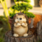 Hedgehog Planter | Decorative Planter 20x23x26 cm | Indoor/Garden/Terrace Planter | Ideal for Small Plants Hedgehog Planter | Decorative Planter 20x23x26 cm | Indoor/Garden/Terrace Planter | Ideal for Small Plants